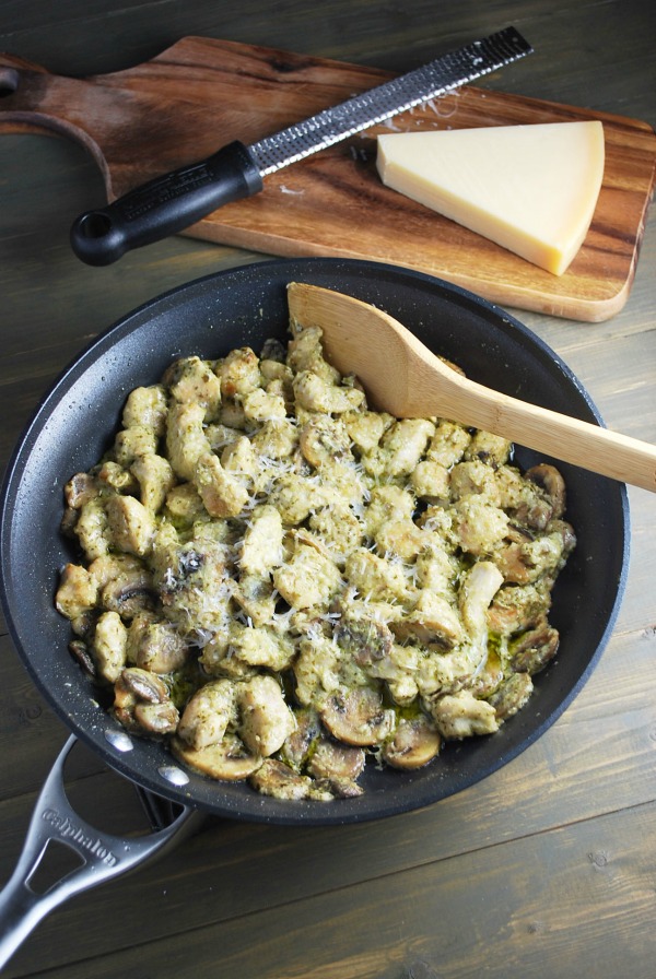 Skillet Pesto Chicken for National Chicken Month