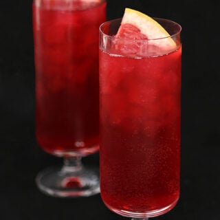 Sparkling Blood Orange and Pomegranate Punch