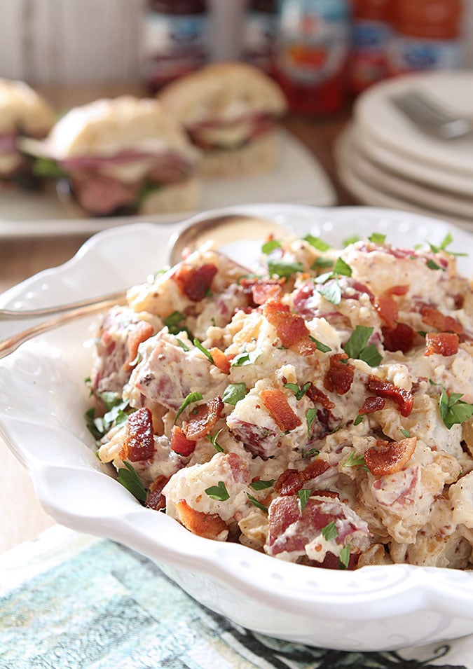 Bacon and Caramelized Onion Potato Salad