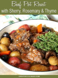 Pot Roast with Sherry, Rosemary, and Thyme