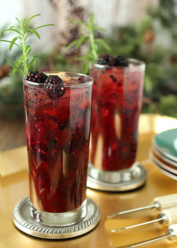 Blackberry Gin Sling