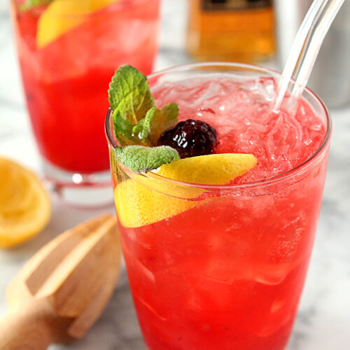 Blackberry Whiskey Lemonade