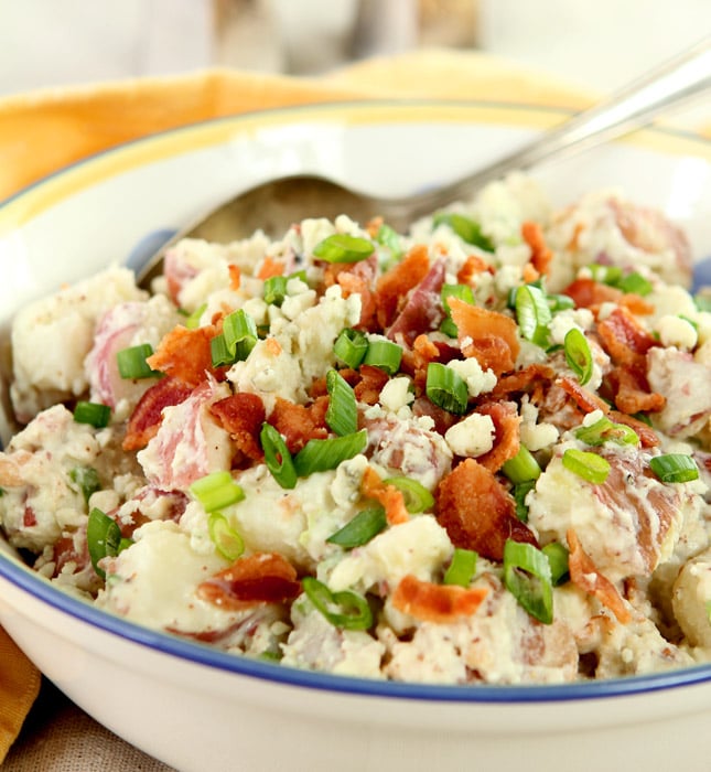 Bacon and Blue Cheese Potato Salad