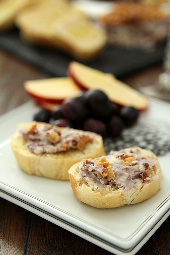 Blue Cheese, Walnut, and Port Wine Pâté