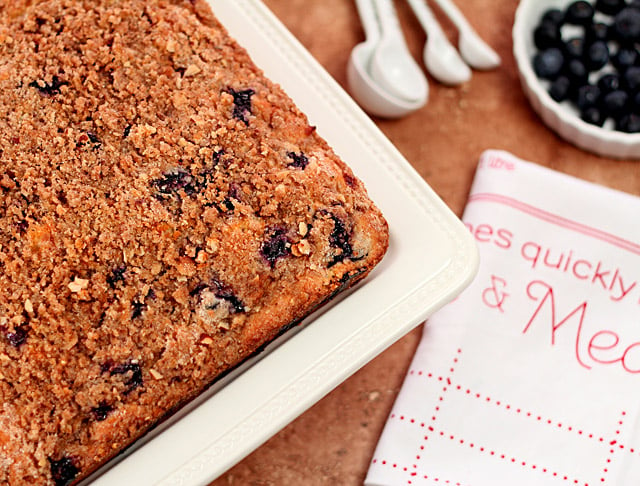 Blueberry Coffee Cake with Crown Royal Maple