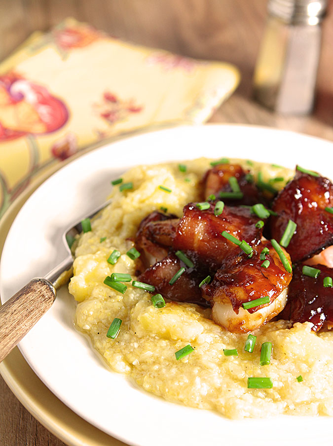 Caribbean Shrimp and Grits