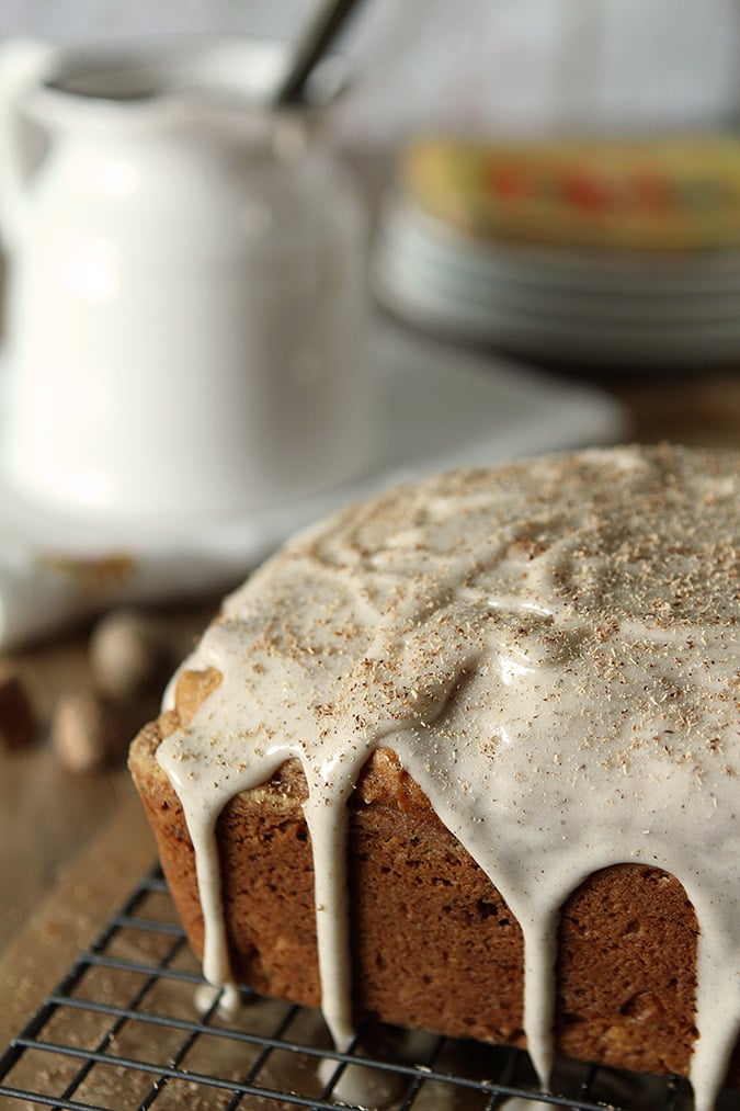 Carrot Zucchini Quick Bread with Toasted Walnuts