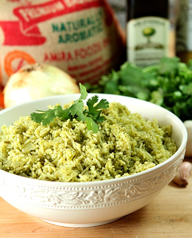 Cilantro Serrano Rice