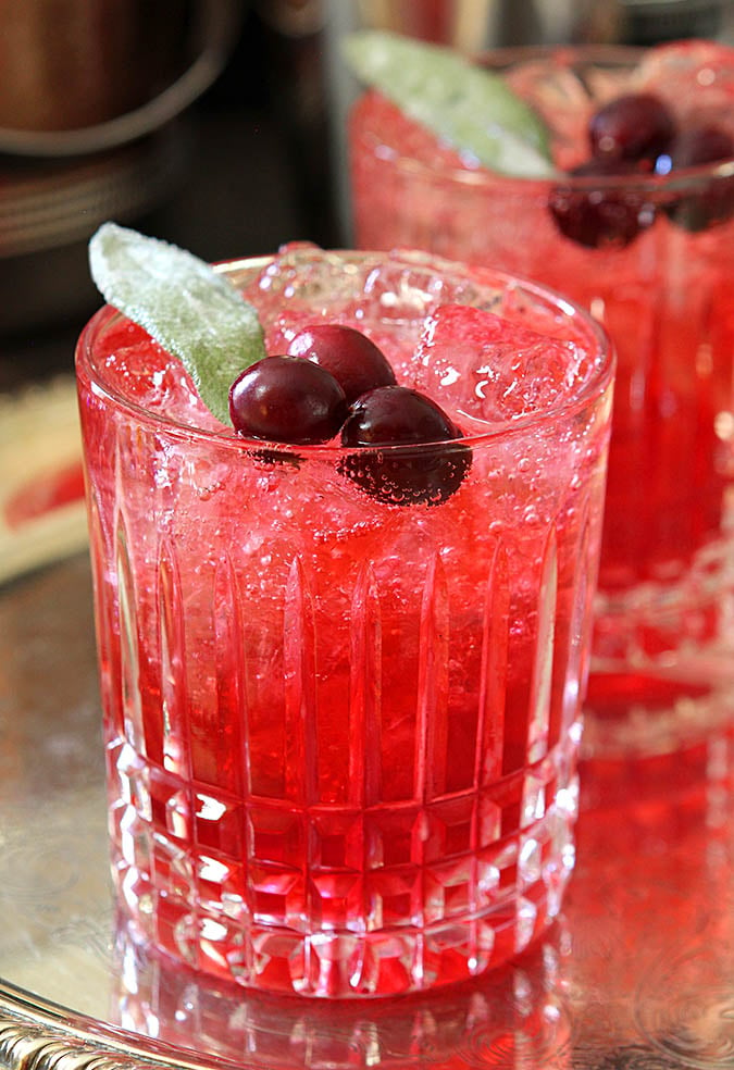 Cranberry Sage Cocktail