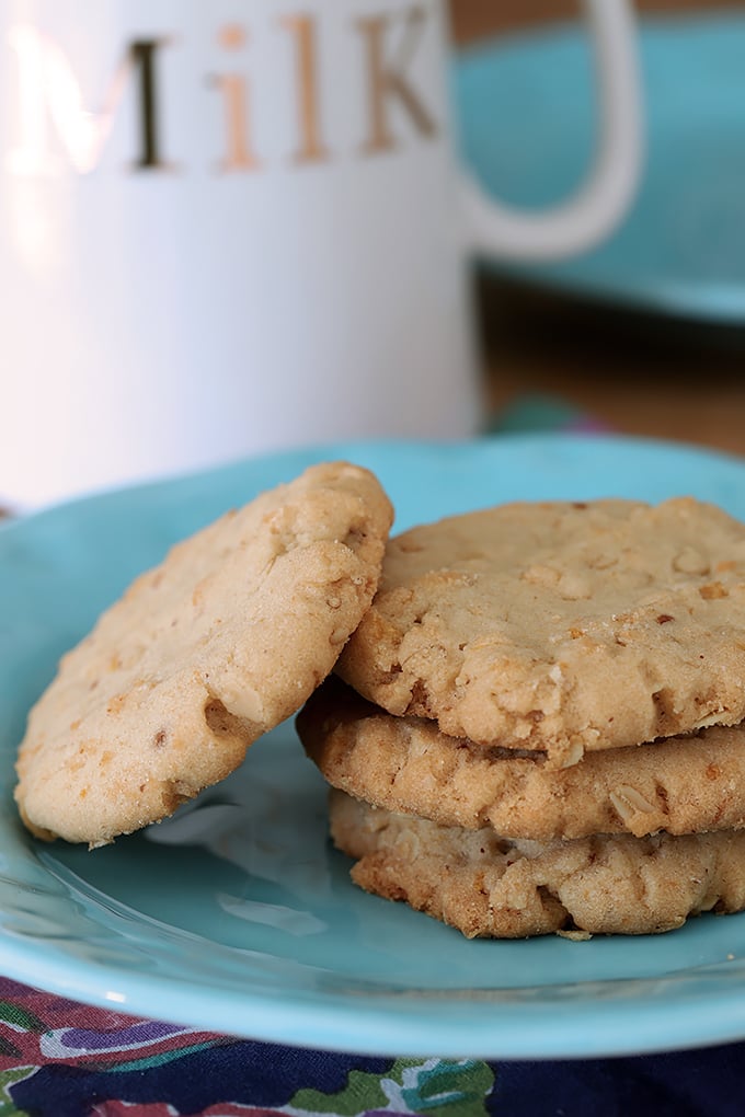 Everything But Cookies with Coconut, Walnuts and Cornflakes Stacked on a Plate