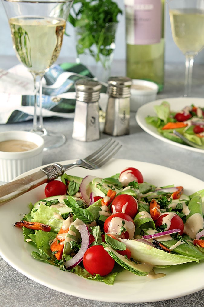 The French Laundry Salad with Mustard Vinaigrette