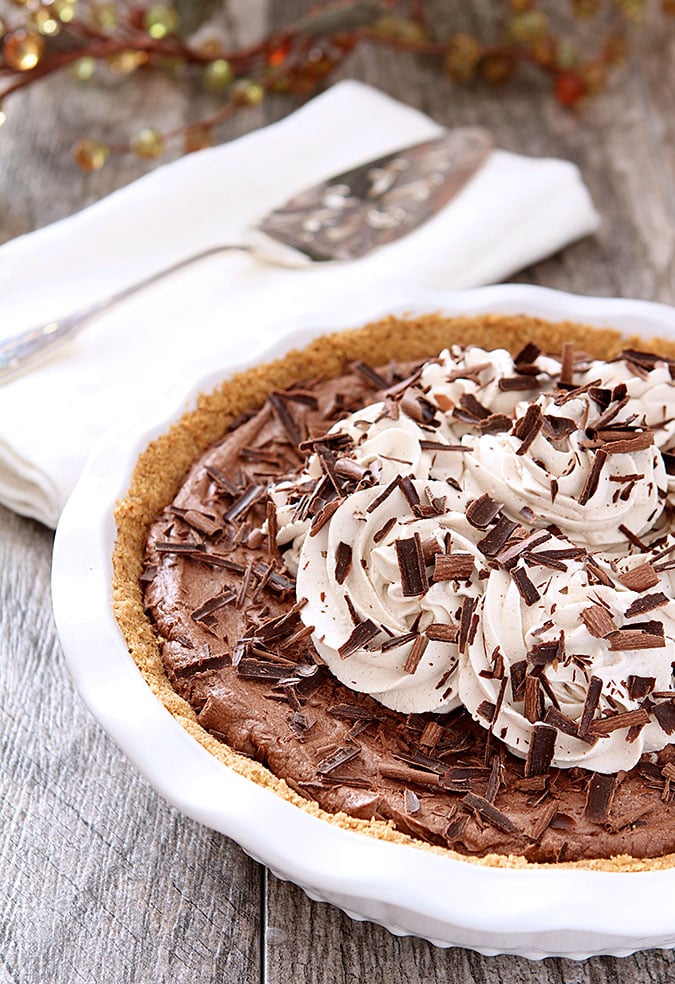 French Silk Pie with some Mexican Spice