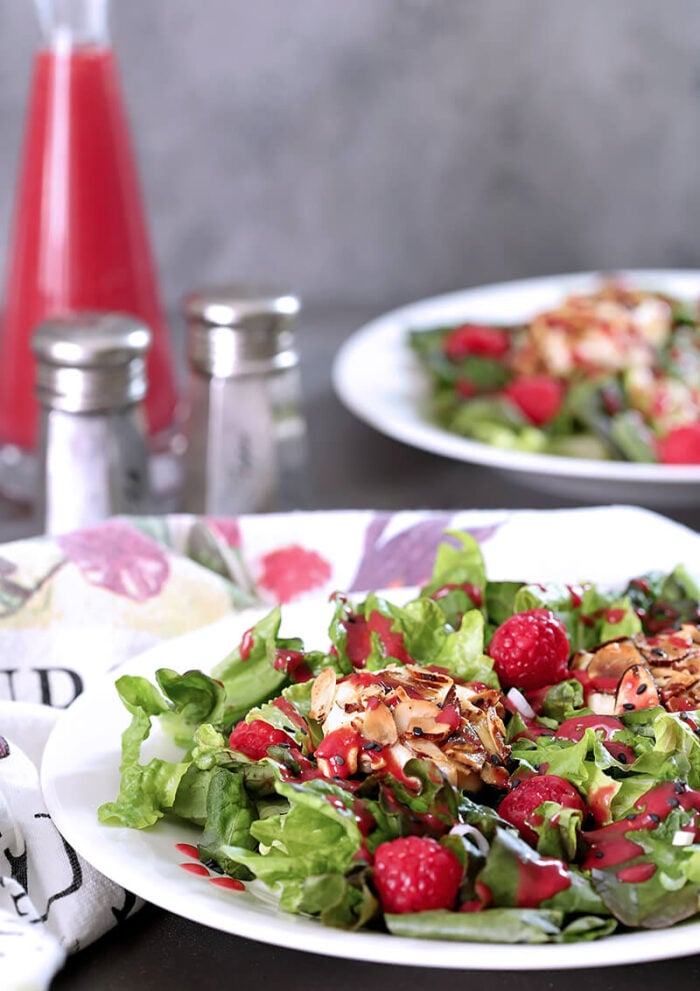 Goat Cheese and Raspberry Salad