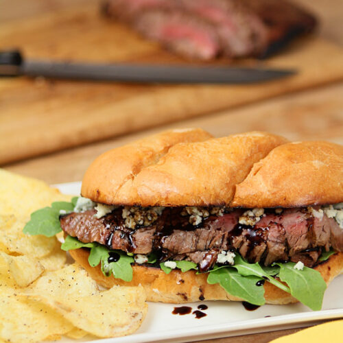 Balsamic Blue Cheese Steak Sandwich