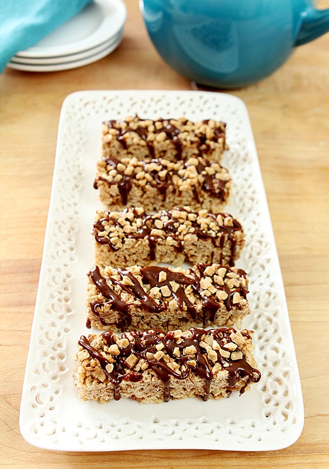 Heath Bar Rice Krispie Treats from 