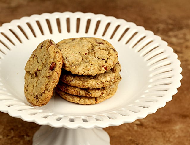 Brown Butter Heath Bar Cookies