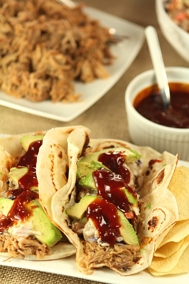 Slow Cooker Kalua Pork Tacos