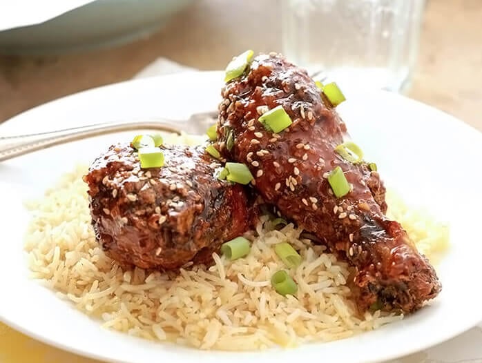 Korean Fried Chicken with Gochujang Sauce