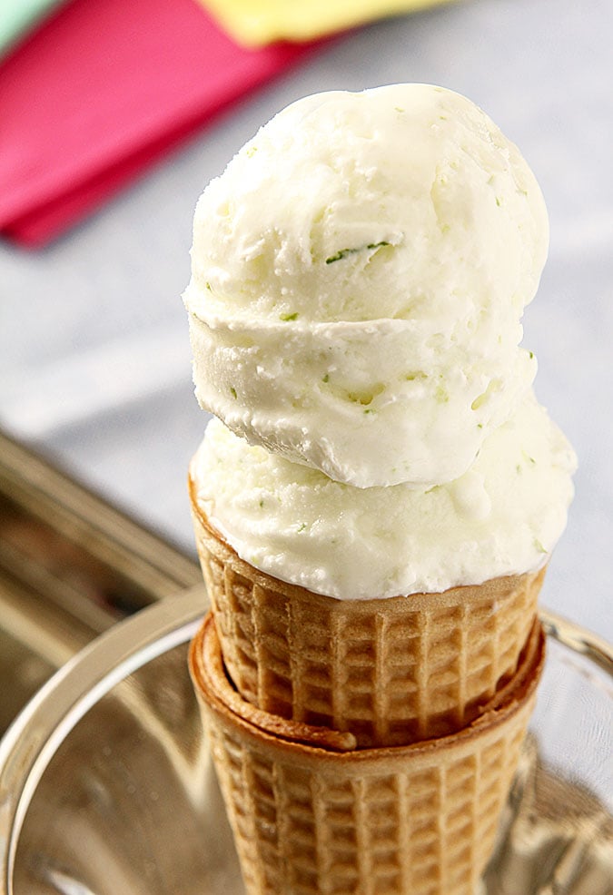 Homemade Lime Sherbet | @everydayum