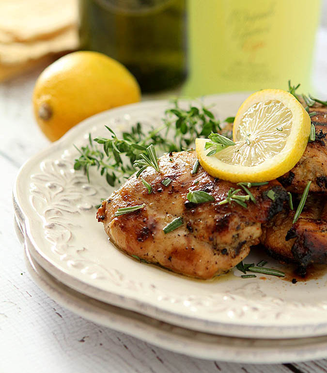 Limoncello Chicken Thighs for National Chicken Month