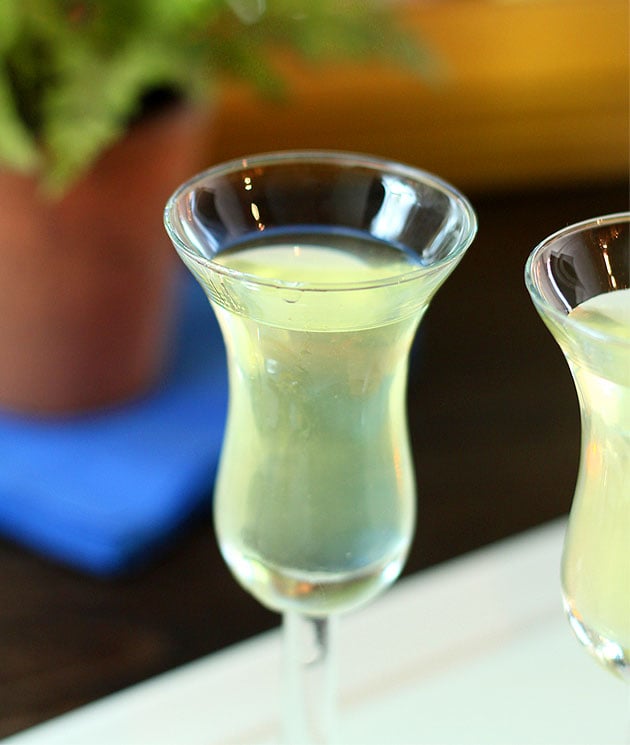 Homemade Limoncello Liqueur