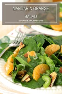 Mandarin Orange Salad with Candied Almonds