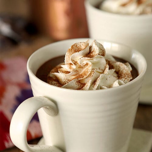 Mexican Hot Chocolate with Tequila and Cayenne Pepper