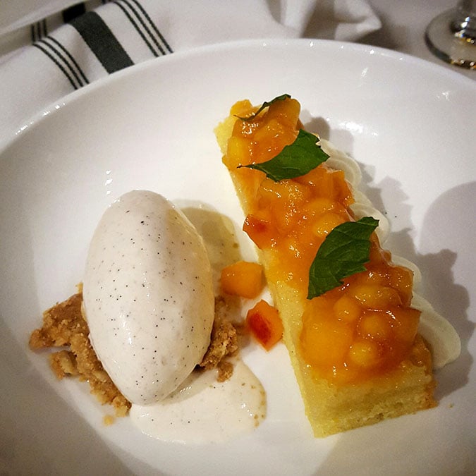 Peaches and Cream Dessert