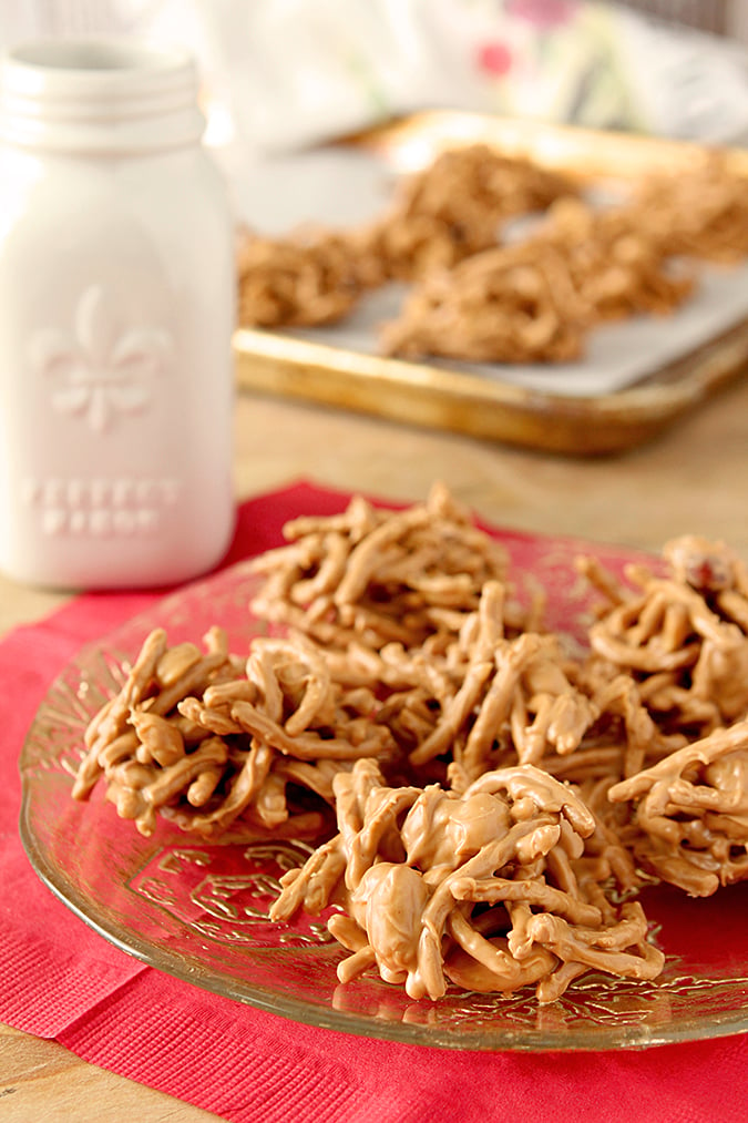 Peanut Butter and Butterscotch Haystacks