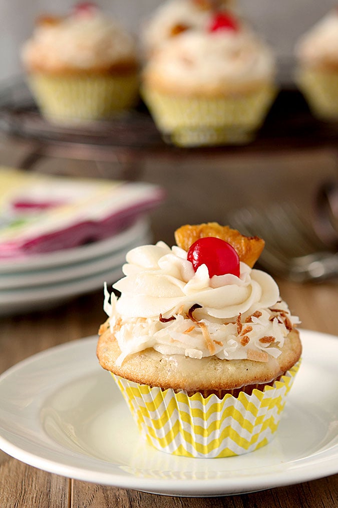 Pina Colada Cupcakes