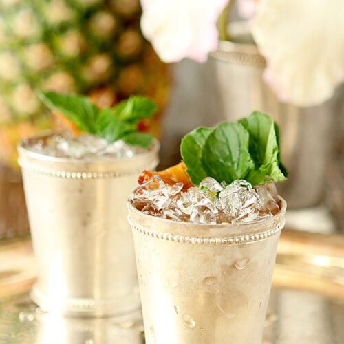 Pineapple Rum Mint Julep