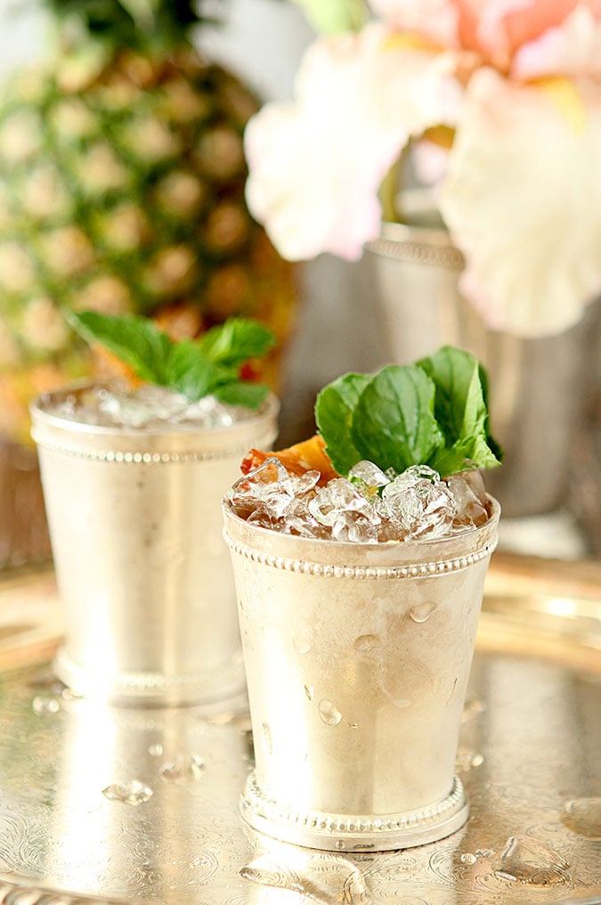 Pineapple Rum Mint Julep