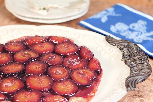 Plum Tarte Tatin