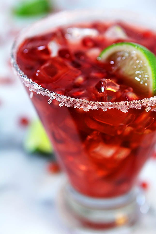 Pomegranate Margarita Closeup