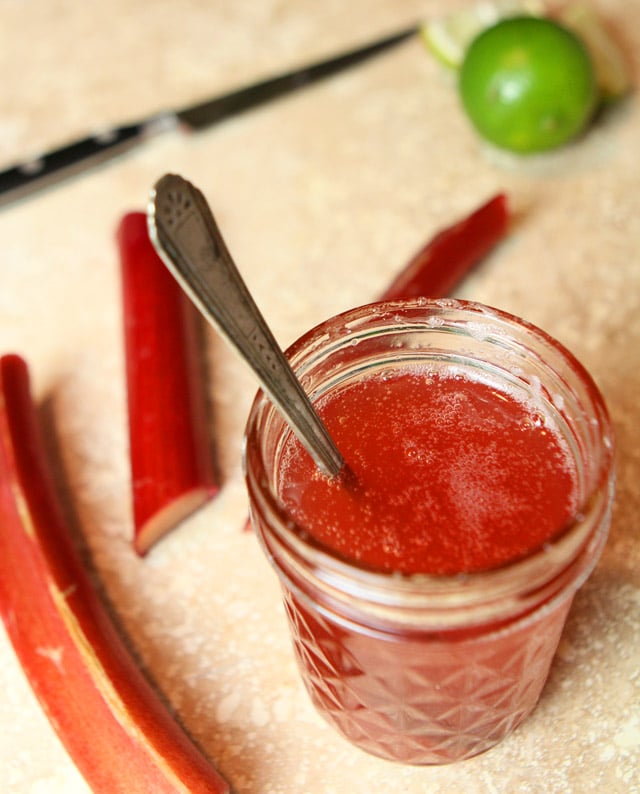 Rhubarb Shrub