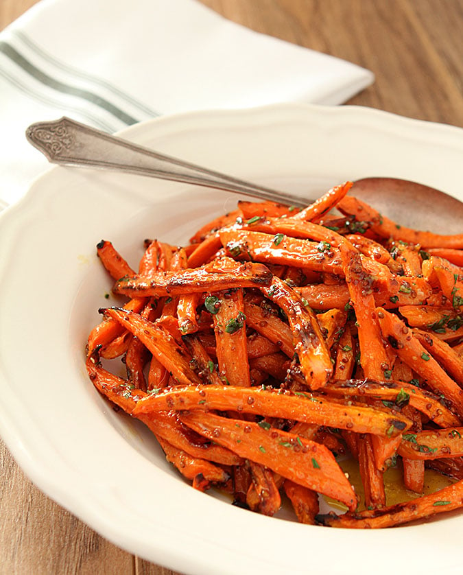 Roasted Carrots with Honey and Fresh Herbs