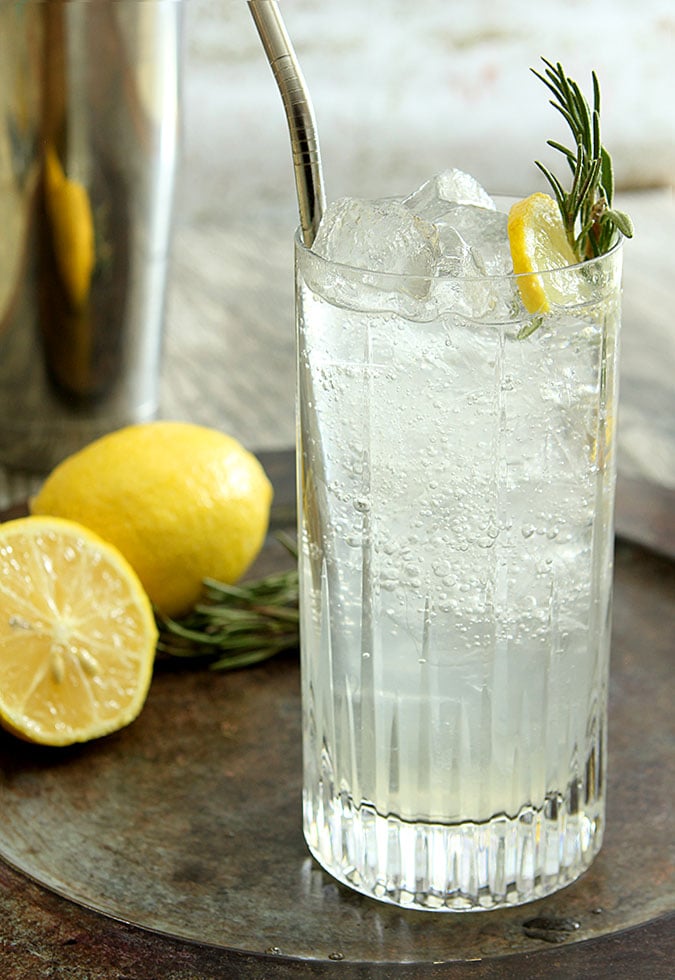 Rosemary Collins - Gin, simple syrup and lemon are transformed with a hint of rosemary.