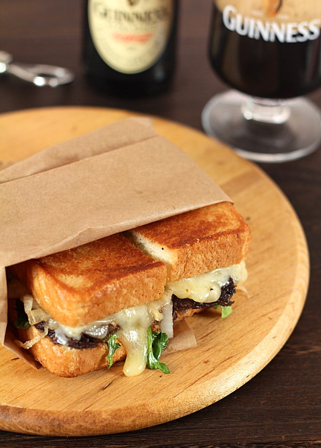 Short Rib, Caramelized Onion and Vermont Cheddar Sandwich