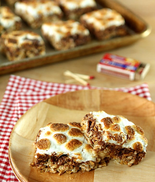 S'Mores Rice Krispie Treats