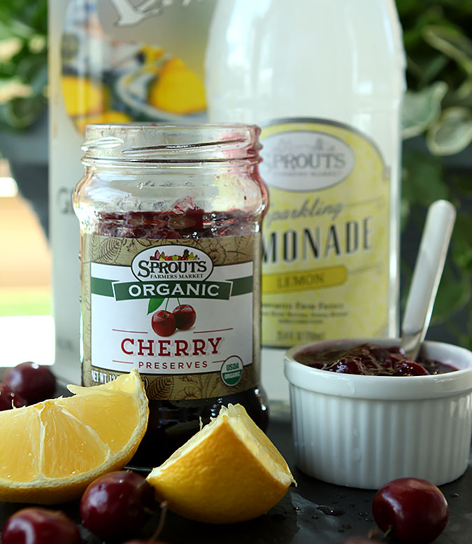 Spiked Cherry Mint Vodka Spritzer Ingredients