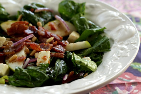 Spinach Salad with Pears