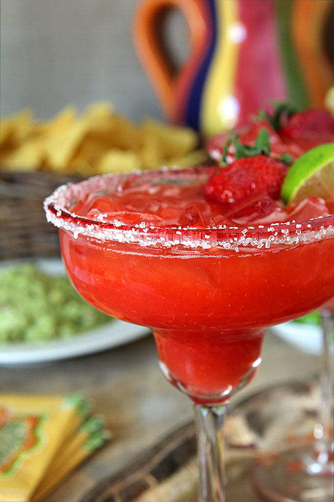 Fresh Strawberry Margaritas