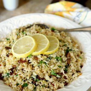 Sundried Tomato and Spinch Rice Pilaf