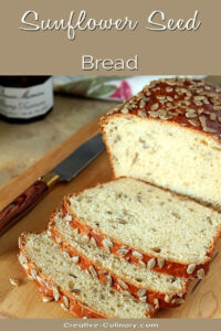 Loaf and Slices of Sunflower Seed Bread