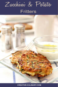 Zucchini and Potato Fritters